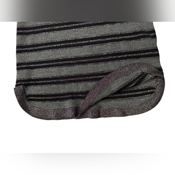 Club Monaco Dress EUC Quarter Sleeve Knit Wool Blend Stripped Size Med - Picture 9 of 11